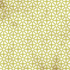 Vintage retro background with green geometric pattern