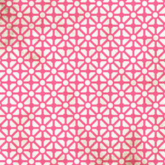 Vintage retro background with pink geometric pattern