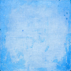 Blue grunge textured background with grid pattern