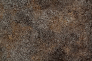 brown-gray felt
