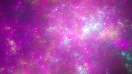 Night starry sky. Accumulation distant galaxies. 3D surreal illustration. Sacred geometry. Mysterious psychedelic relaxation pattern. Fractal abstract texture. Digital artwork graphic astrology magic