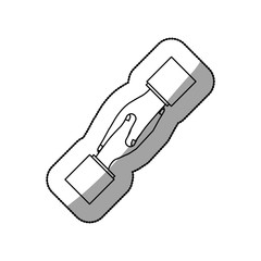 Handshake business symbol icon vector illustration graphic design