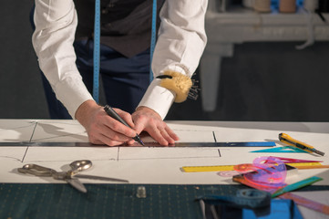 Tailor make dress patterns on paper