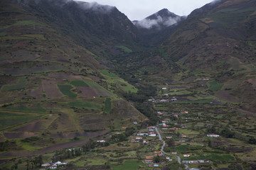 Little village in the Andes
