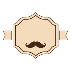 seal style hipster icon vector illustration design