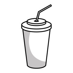 soda glass isolated icon vector illustration design