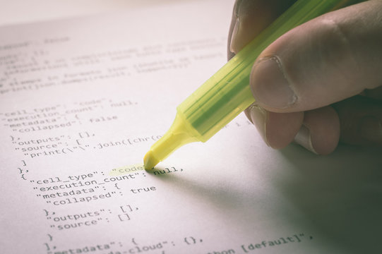 Programming language PHP on paper