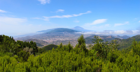 Isla de Tenerife desde el Parque Rural de Anaga
