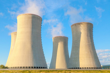 Nuclear power plant Dukovany in Czech Republic Europe
