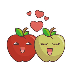 apple fresh fruit isolated icon vector illustration design