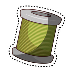 sewing threads isolated icon vector illustration design