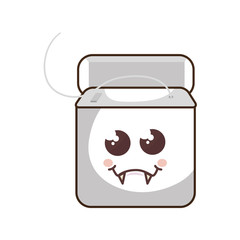 dental floss character icon vector illustration design