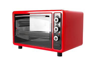 Kitchen red oven