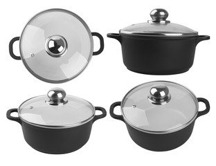 dish covered with lid