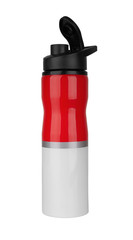 red water bottle