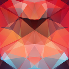 Background of geometric shapes. Brown mosaic pattern. Vector EPS 10. Vector illustration