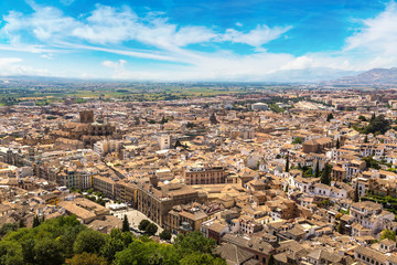 Panoramic view of Granada