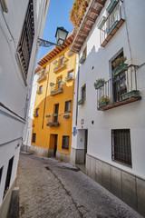 Fototapeta na wymiar Streets of Albayzin, Granada