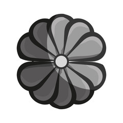 floral art decorative icon vector illustration design
