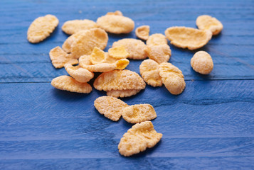 Fototapeta premium honey and corn flakes