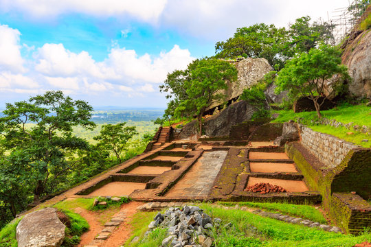 ruin of Sigiriya castle