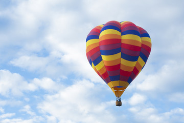 Fototapeta na wymiar Hot Air Balloon Flying