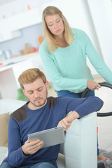 Obraz premium Lazy boyfriend