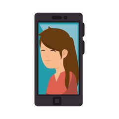 selfie photography technology icon vector illustration design