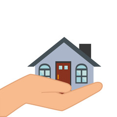 real estate house icon vector illustration design