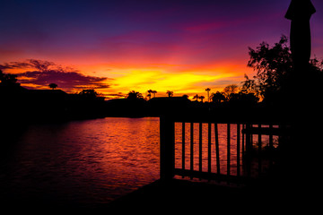 Sunset sky