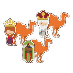 three wise men icon vector illustration graphic design