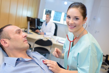 Obraz premium measuring the vital signs