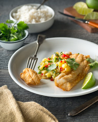 Fish With Pineapple Jalapeno Salsa