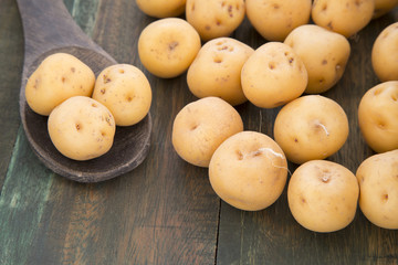 Yellow potatoes (Solanum phureja)