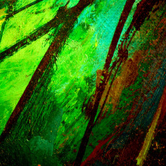 abstract  painting oil on canvas,  illustration, background © Mikhail Zahranichny