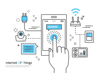 IOT Line illustration