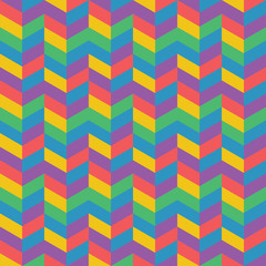 Vector abstract retro colorful geometric pattern