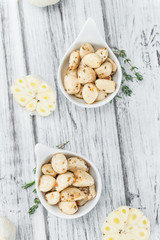 Portion of Preserved Garlic