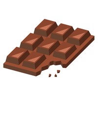 Chocolate Bar Vector Graphic