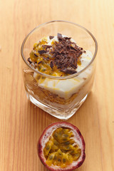 Passion fruit with musli