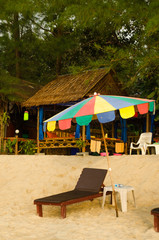 Massage shop at the beach