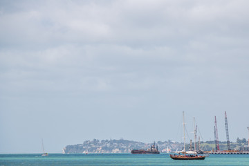 Sail boat in New Zealand