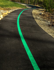 Obraz premium Bike Winding Trail
