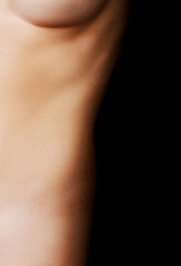 Naklejka premium Ciało młodej kobiety nago