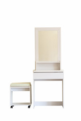 A dressing table white