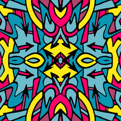 Graffiti abstract color seamless background