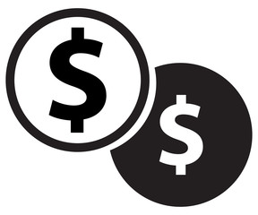 Dollar Coins Icon