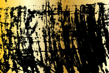 gold grunge background texture painted scratched .vector illustration for design