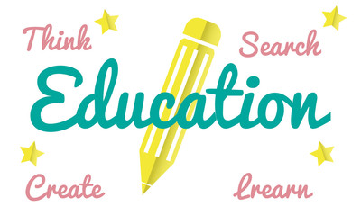 School Knowledge Study Pencil Concept
