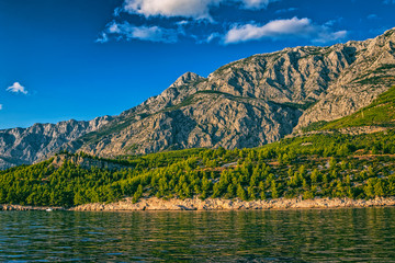 Obraz premium Tucepi sea shore landscape